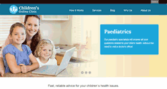 Desktop Screenshot of childrensonlineclinic.com